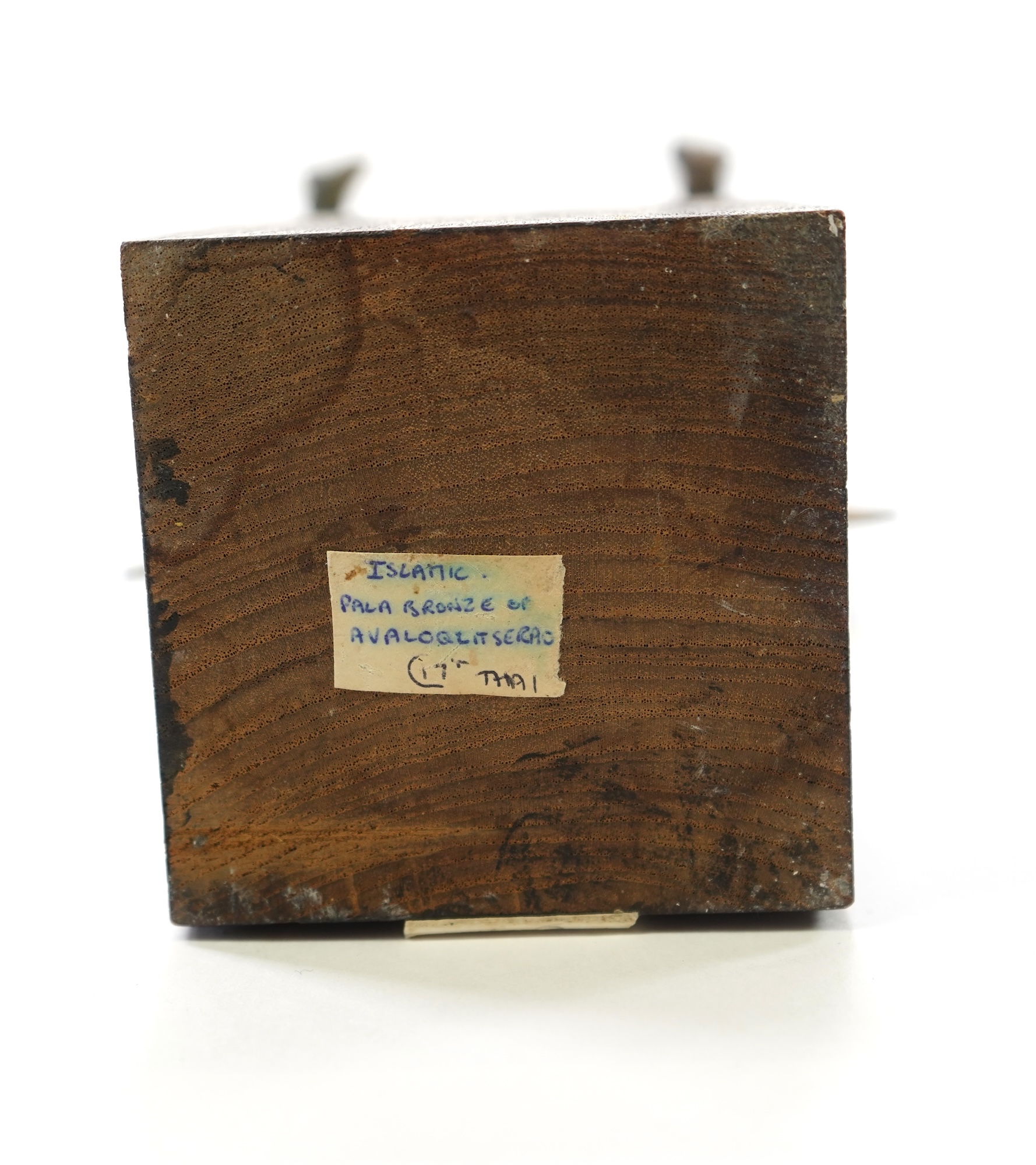 A Thai bronze figure of standing Buddha, 19th century